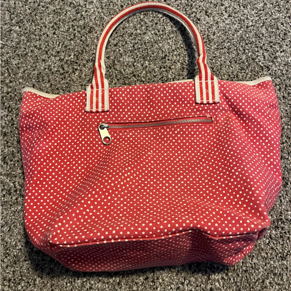 (Bundle 3 for $15) Red American Eagle Polka Dot Tote Bag Purse